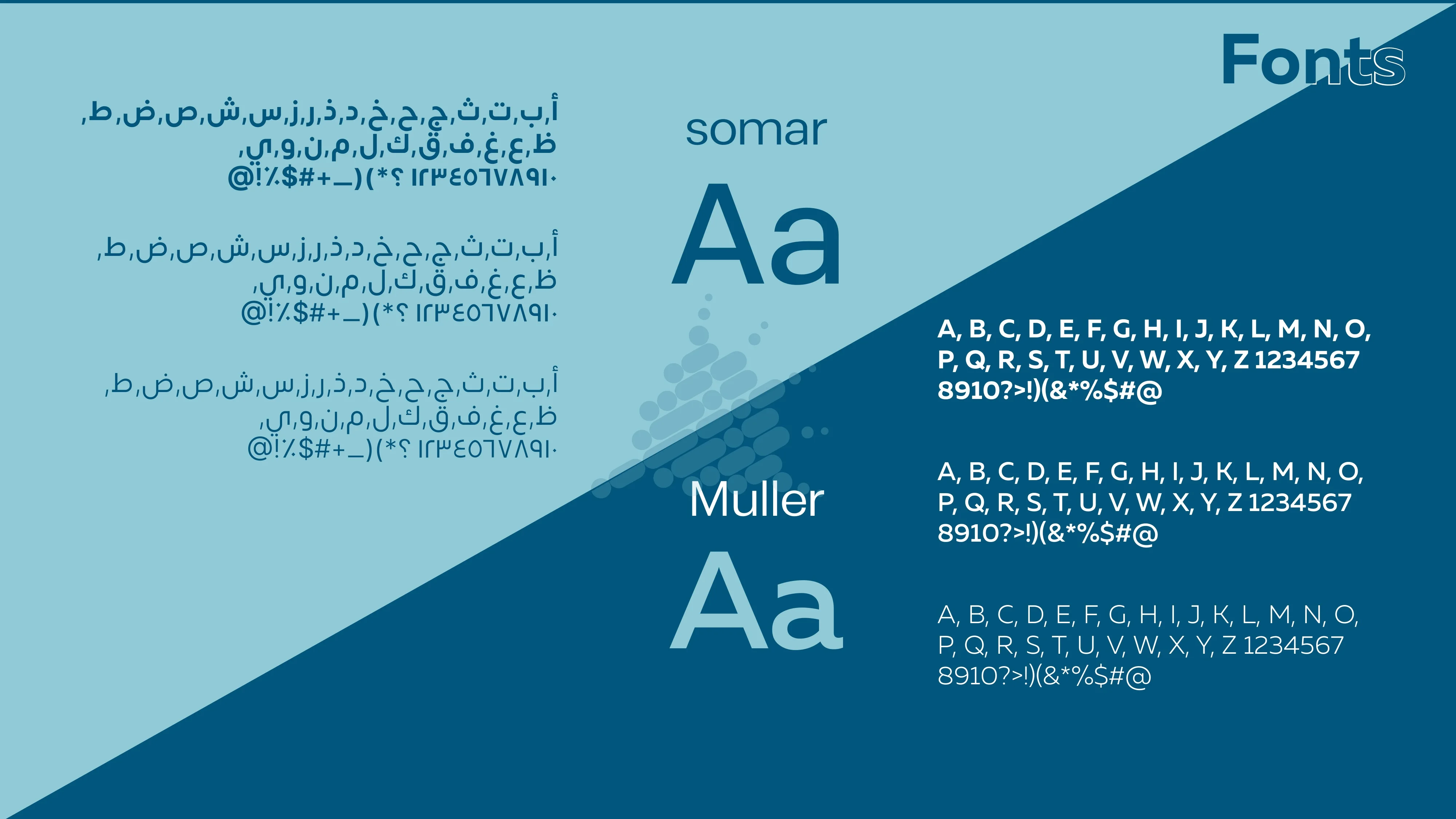 Egypt Genome bilingual typography