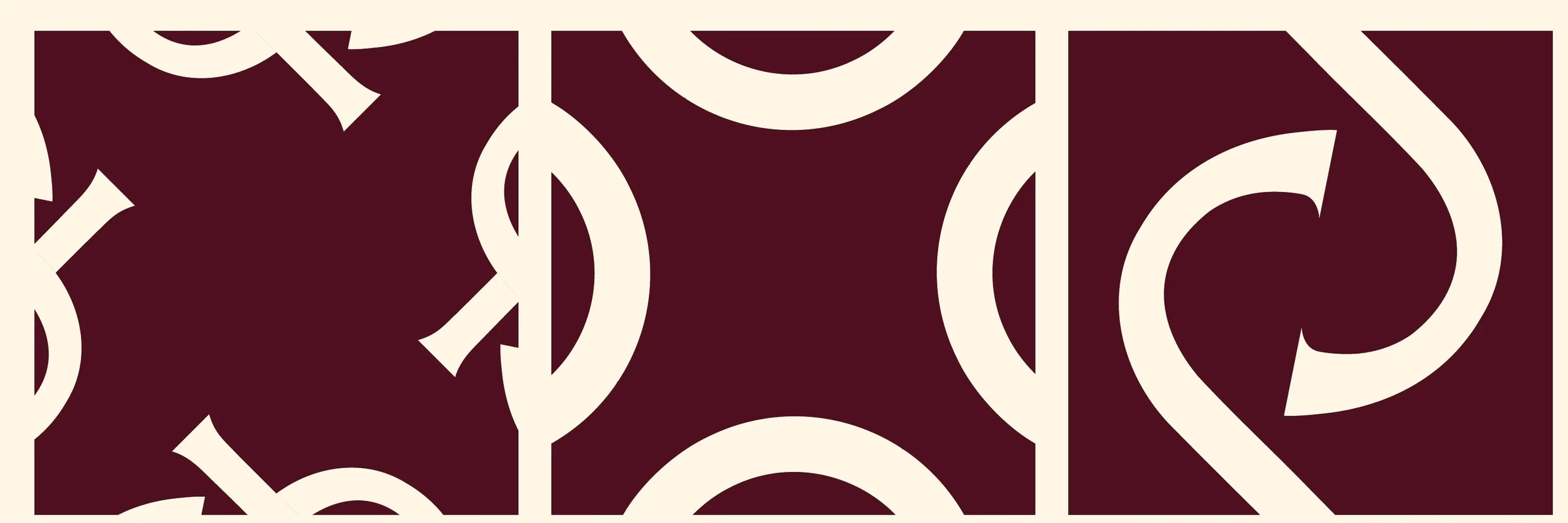Jovana monogram pattern tiles