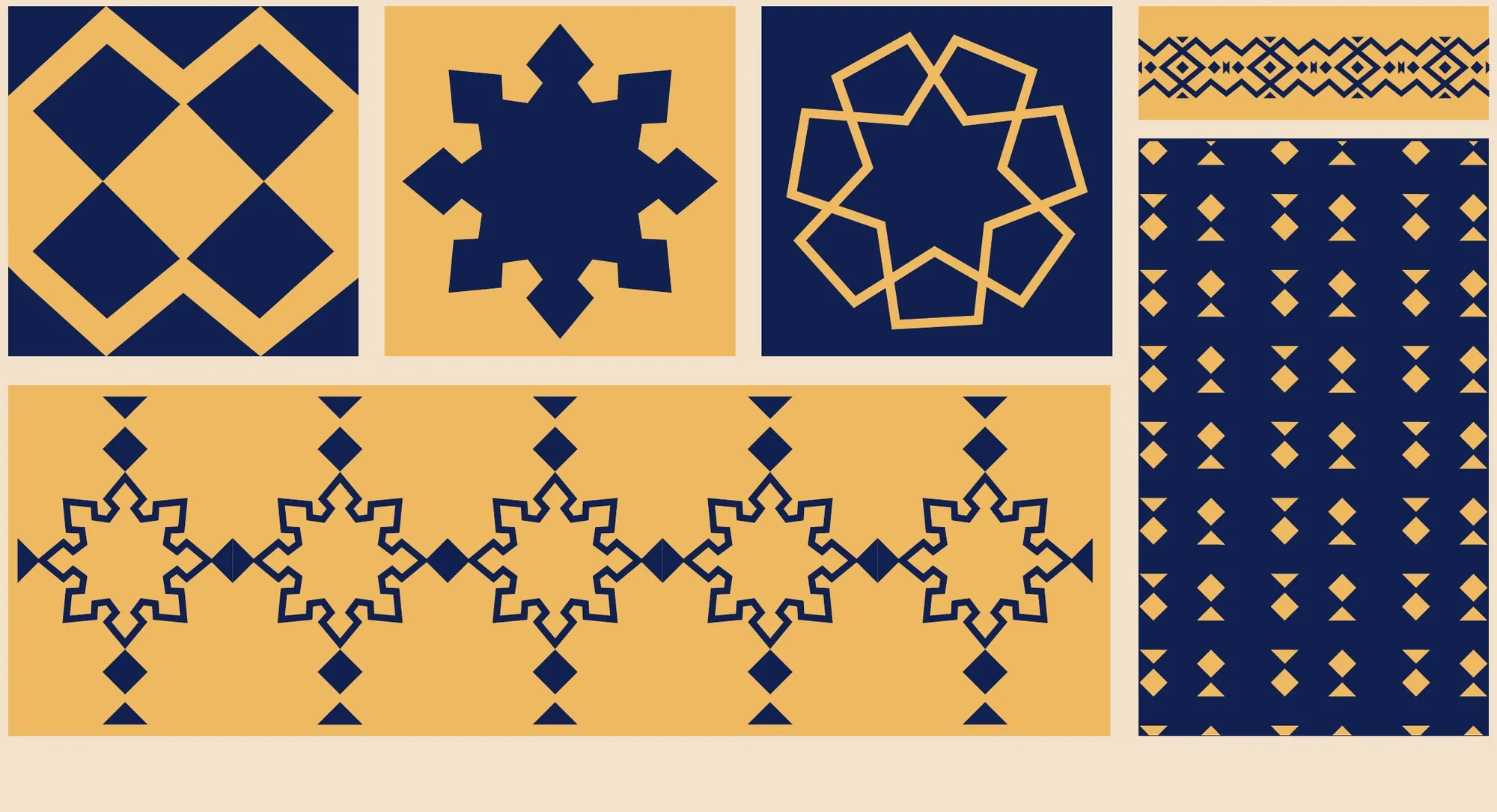 عائلة الأنماط الهندسية لستيتش لاين